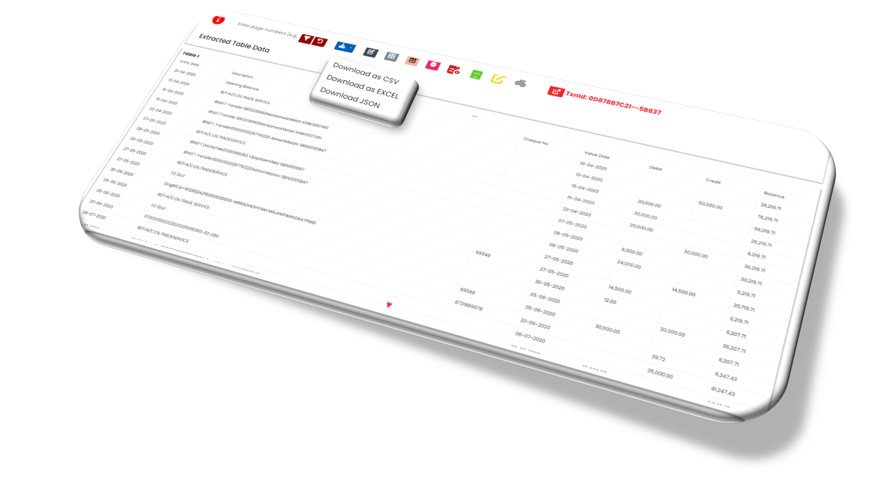 Financial Document Processing